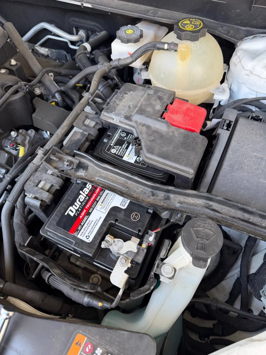 New Duralast AGM battery installed
