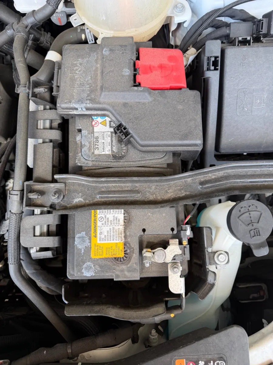 Original battery before replacement