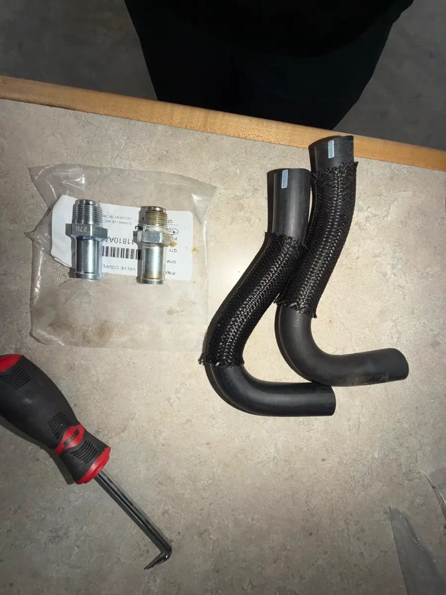 New PCV valve and connector hose